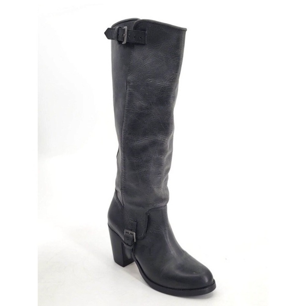 Ariat Women's Black Leather Tall Riding Boots 10012052 Size 8B Western Cowgirl